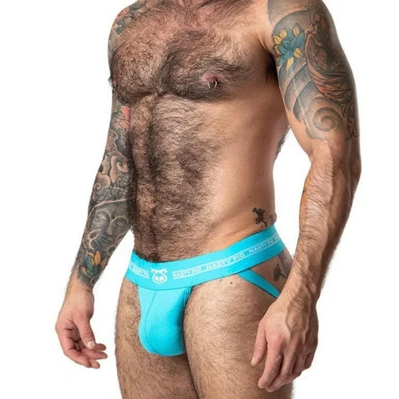 Nasty Pig Core Jock Strap Lt Blue - Picture 3 of 6